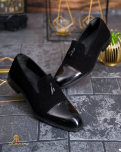 O perspectivă alternativă asupra modelului Pantofi de bărbați / Loafers din piele intoarsa - P2077