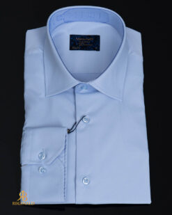 Men's light blue shirt, Premium collection, Cutaway collar - CR207