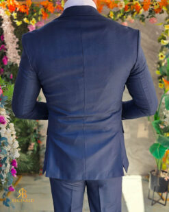 Costum de bărbați, bleumarin: Sacou, Vesta si Pantalon- C5606 – Image 7
