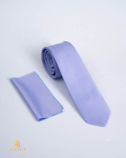Set Cravata si batista lila - CV1323
