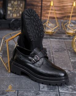 Alternative view of Mocasini de barbati casual, negri, talpa inalta ultra-usoara – AD980