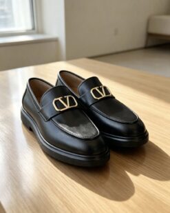 Una visione alternativa del Mocasini de barbati casual, negru , talpa inalta ultra-usoara – AD999