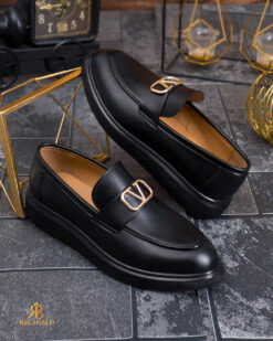 Mocasini de barbati casual, negru , talpa inalta ultra-usoara – AD999